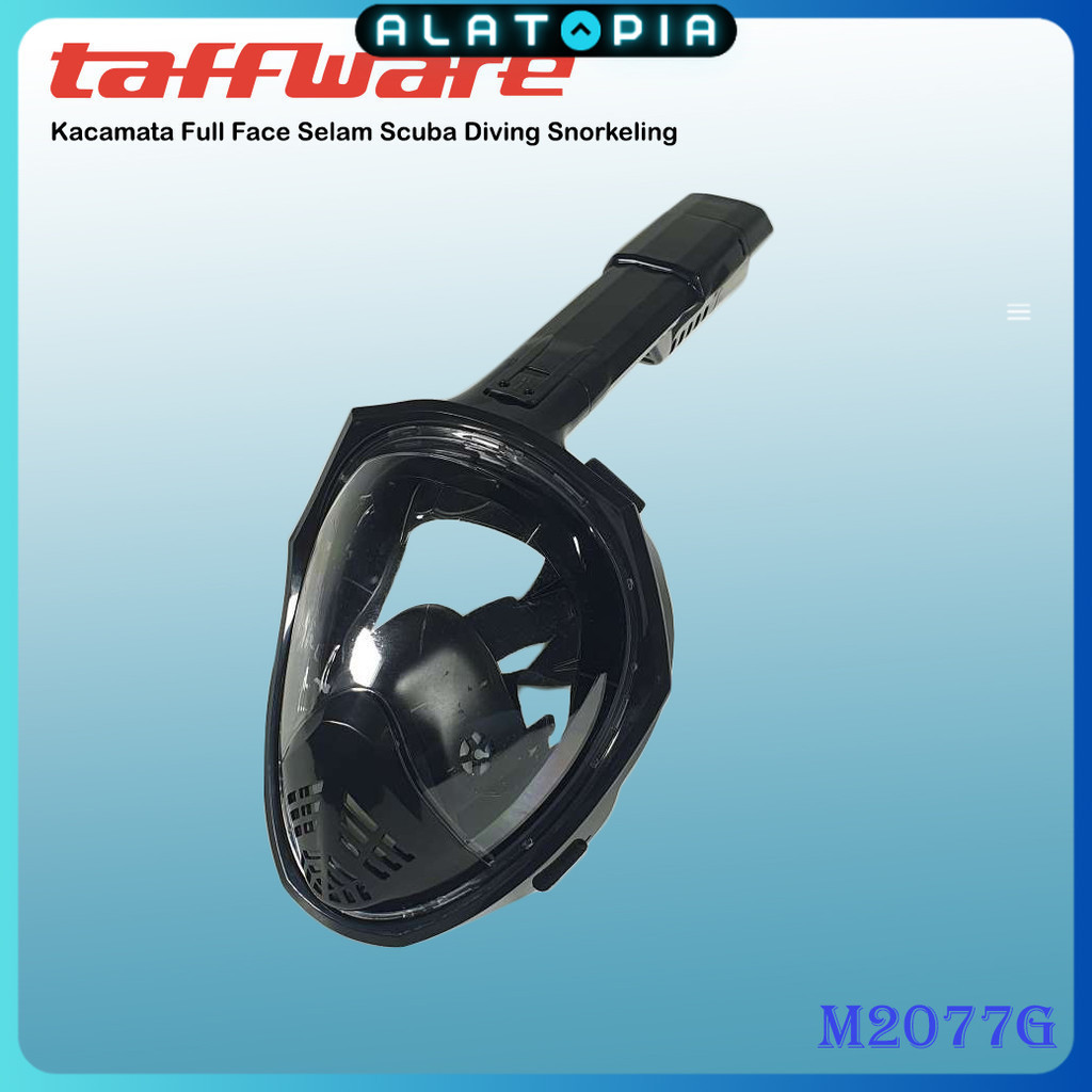 Taffia แว่นตาดําน้ําแบบเต็มหน้าดําน้ําตื้น - M2077G
