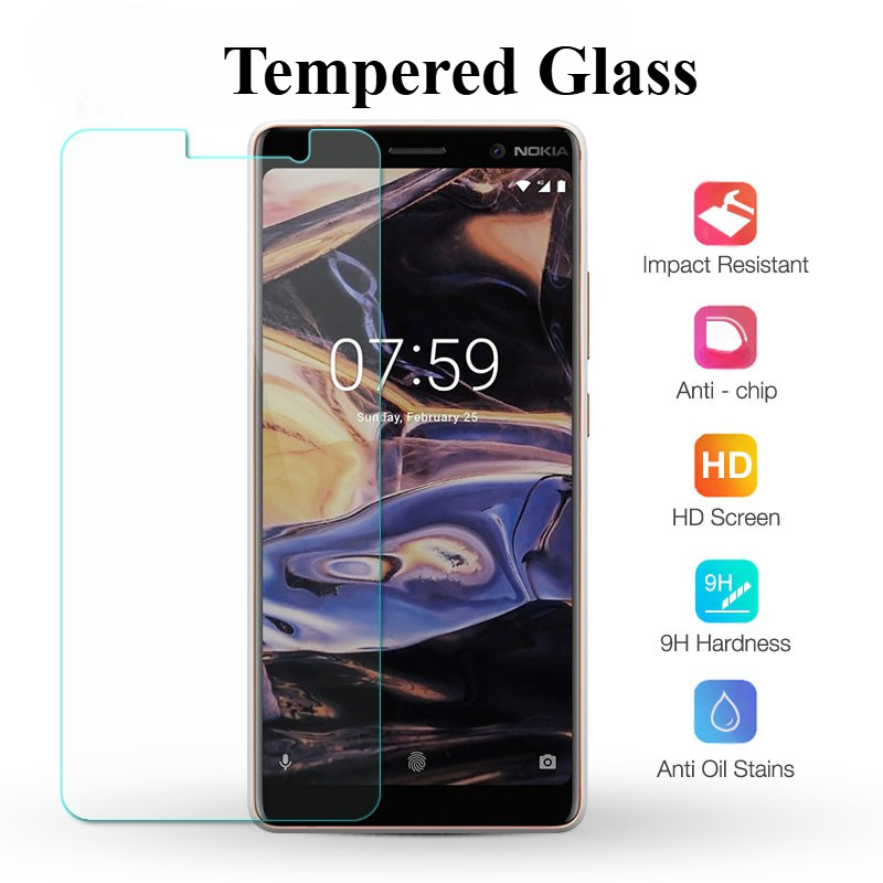 1-3Pcs HDกระจกนิรภัยสําหรับNokia 8 8V 7 6 5G UW 2018 High Touchความไวฟิล์มสําหรับNokia 8.3 8.1 7.2 7