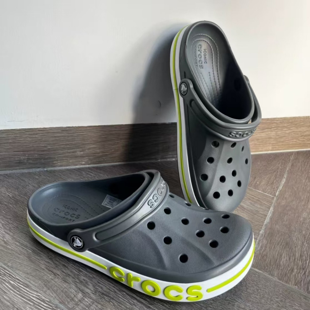 🚀ตัวแทน 🌊Crocs Bayaband Clog Sandals （205089-4CC）（205089-530）💦💯ฤดูร้อนรองเท้าแตะแฟชั่นสบายแท้ 100%🐬