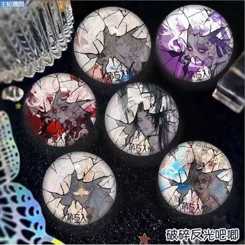 เกม Identity V Michiko Norton Campbell Frederick Badge ปุ่มเข็มกลัด Pins คอสเพลย์คอลเลกชันของเล่นกระเป๋าตกแต่งของขวัญ