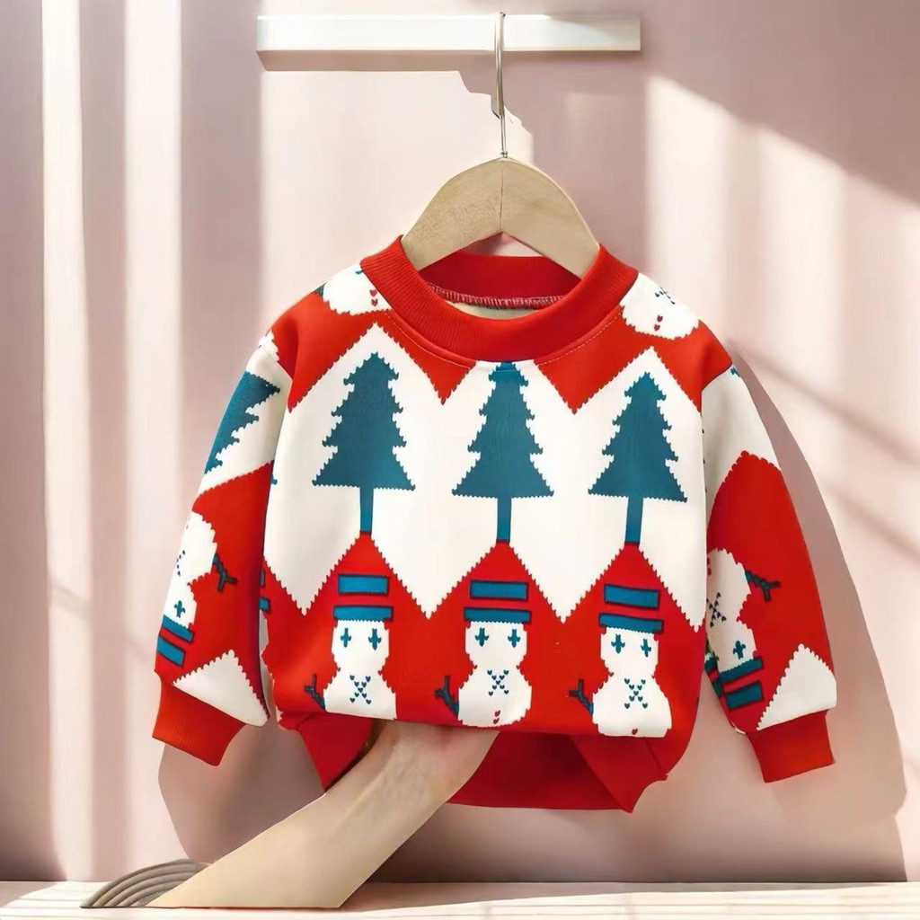 เสื้อกันหนาวเด็กฤดูใบไม้ร่วงและฤดูหนาวฤดู Treasure แฟชั่นPullover Stylish Bottoming CrewneckหลวมOne 