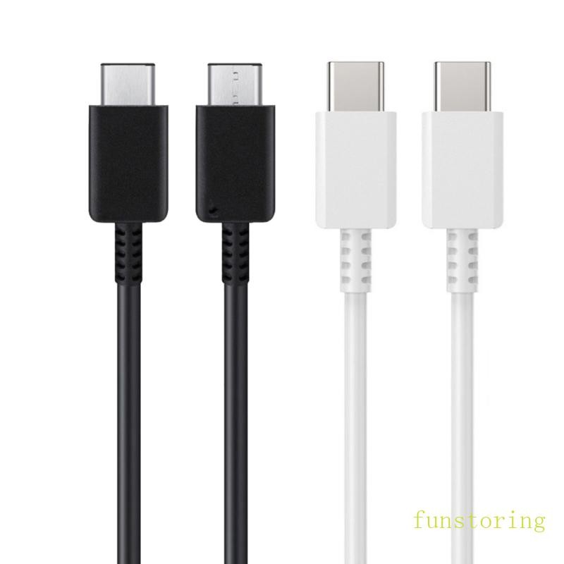 FUN สายชาร์จ USB C ถึง C สําหรับ GalaxyS23 S22 S21 สายชาร์จเร็วสุด 1M