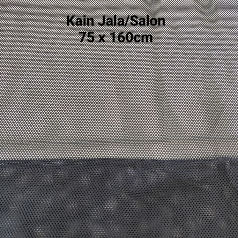 Black Speaker Salon Cover Mesh 75 x 160cm Cut