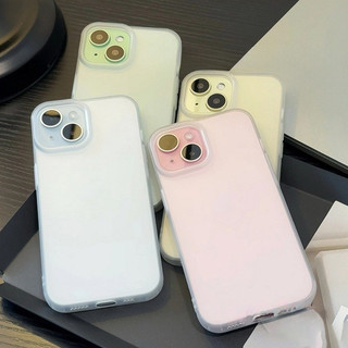 แฟชั่นmatteโปร่งแสงเคสโทรศัพท์สําหรับiphone 16 12 13 14 15 16 Promax 14 Plus X MAX XS 7 8plus Ultra 12pro 11pro max