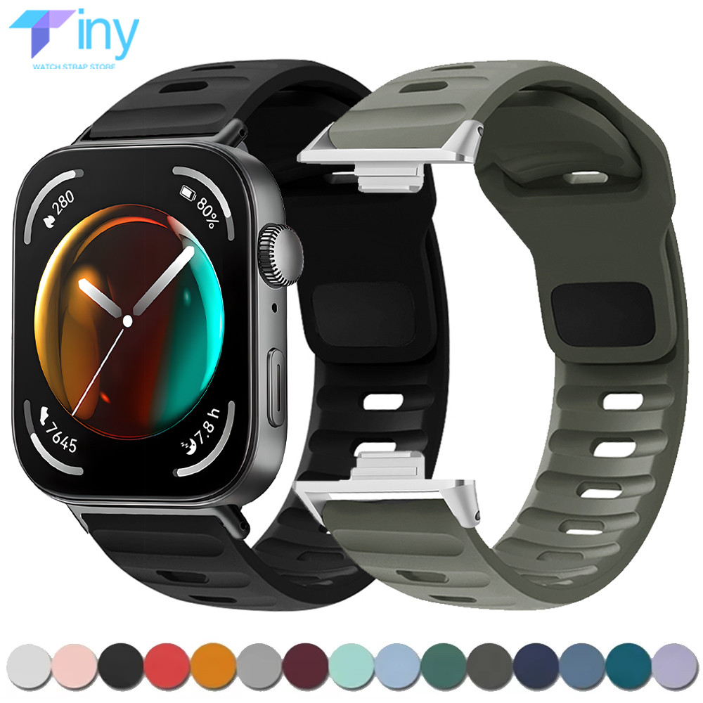 สายซิลิโคนสําหรับ Huawei Watch Fit 4 Pro/Fit 4/Fit 3/Fit 2/Fit 1 สายรัดข้อมือกีฬา Correa