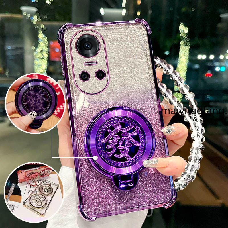 ใหม่case สําหรับ OPPO reno 10 Pro เคสโทรศัพท์กันกระแทก 3D Wealth Bracket สร้อยข้อมือใหม่เคสโทรศัพท์ DDXXA1 ราคา ถูกที่สุด ดีลบีเคเค แกลเลอรีภาพที่ 5