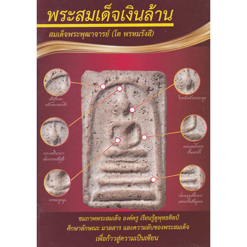 Bundanjai (หนังสือ) พระสมเด็จเงินล้าน สมเด็จพระพุฒาจารย์ (โต พรหมรังสี)