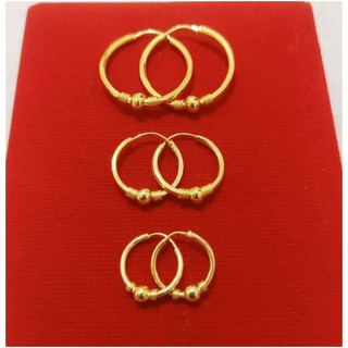 anting gipsy polos pentol bahan logam Kuningan anti karat anti luntur yang terlaris saat ini