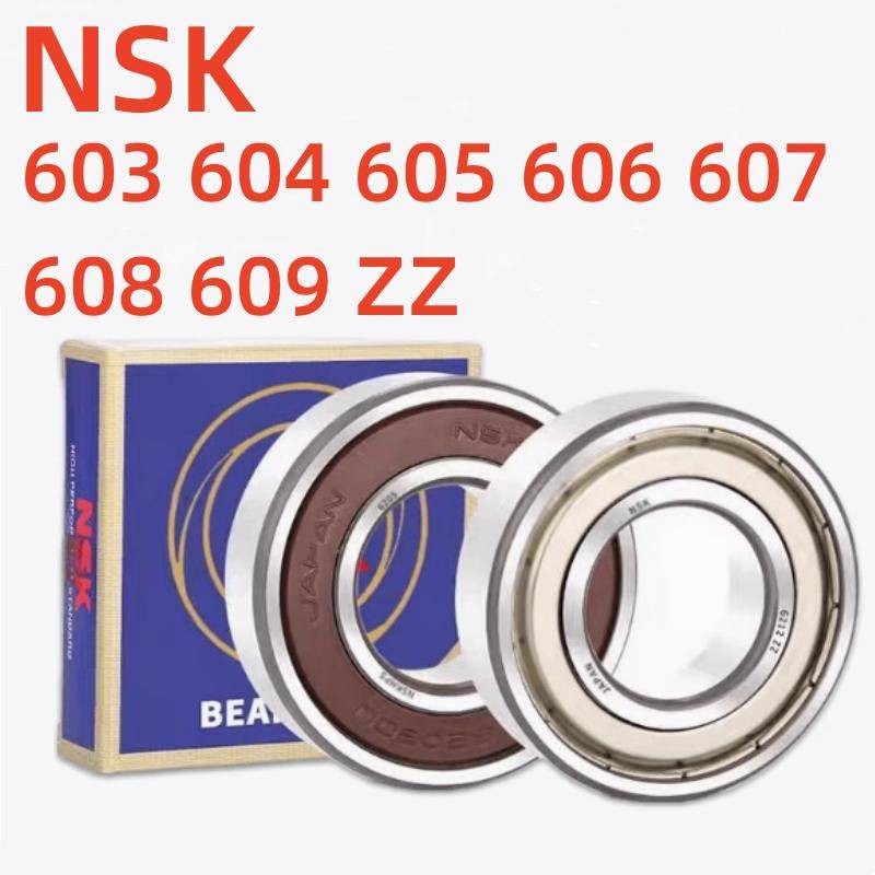 Nsk ญี่ปุ่นนําเข้าแบริ่งขนาดเล็กความเร็วสูง 603 604 605 606 607 608 609 ZZ