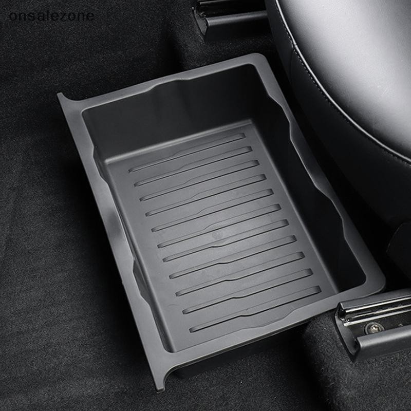 Ozth TPE ภายใต้กล่องเก็บที่นั่งสําหรับรุ่น Y 2017-2024 คอนโซลกลาง Organizer Bins กระเป๋าเบาะหลังด้านหน้าถาดถังขยะอุปกรณ์เสริม Vary