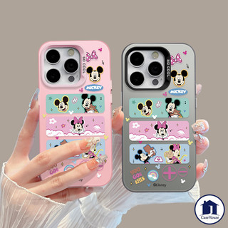 เคส IMD ชุบมิกกี้เม้าส์สุดน่ารัก เข้ากันได้กับ iPhone 7 8 Plus 13 12 16 15 14 11 Pro Max XR X 15 13 12 16 Pro XS Max SE