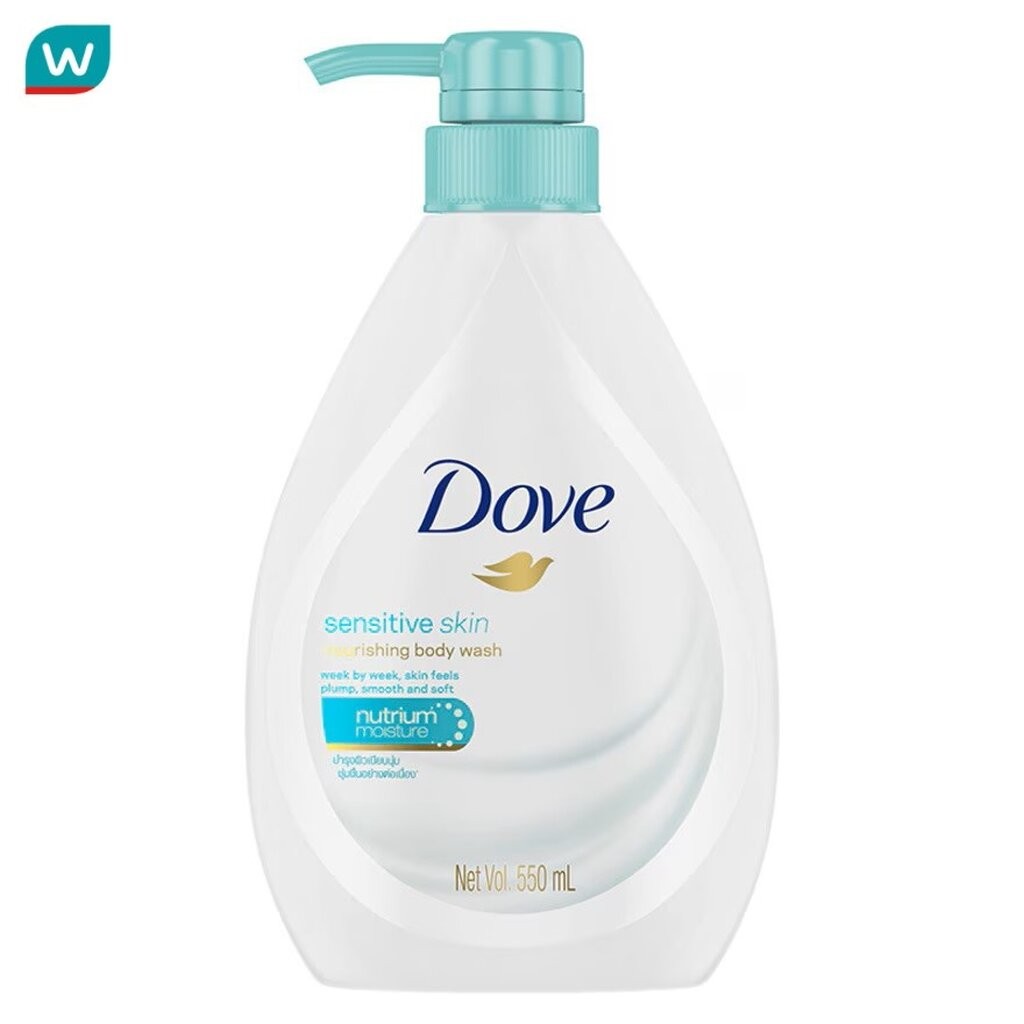 Dove โดฟ ครีมอาบน้ำ เซนซิทีฟ สกิน นอร์ริชชิ่ง 550 มล.
