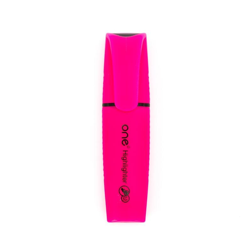 ONE ปากกาเน้นข้อความ รุ่น AH636 สีชมพู