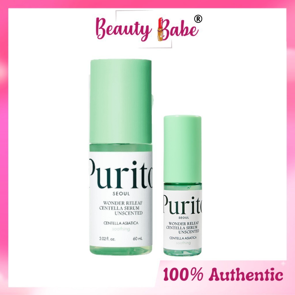 Purito Wonder Releaf Centella Serum Unscented 15ml / 60ml [Beauty Babe]