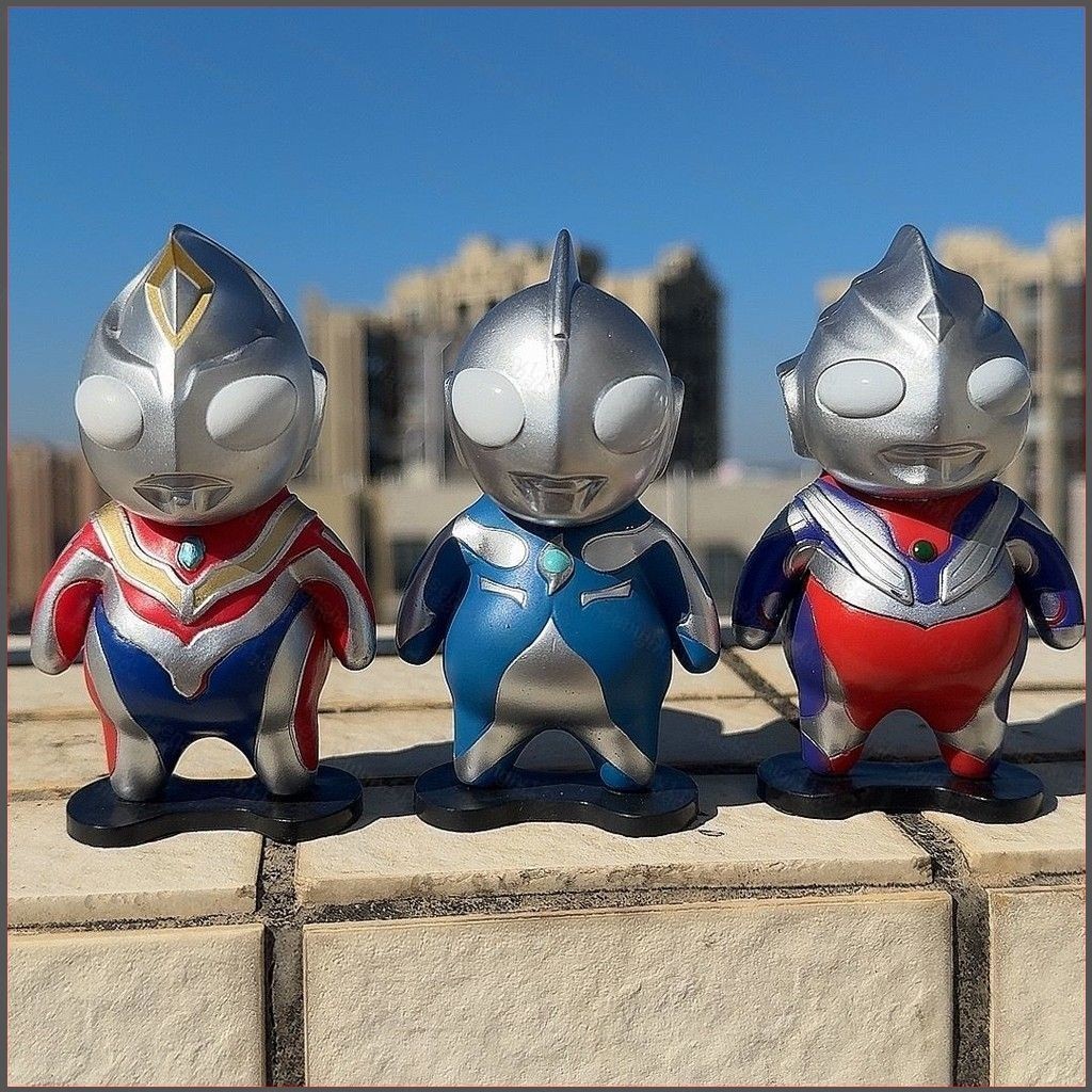 Ultraman Action Figure Ultraman Dyna Ultraman Cosmos Fat Light Cub ตุ๊กตาของเล่นสําหรับเด็กเครื่องปร