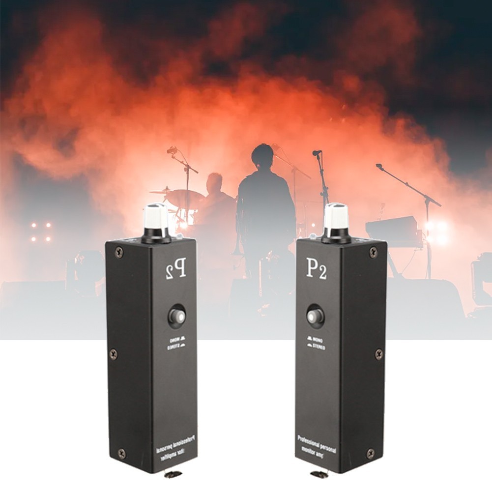 หูฟังแบบพกพา Amp P2In-Ear Monitor Amp เข็มขัดแบบพกพาสําหรับ DJ Stage Music