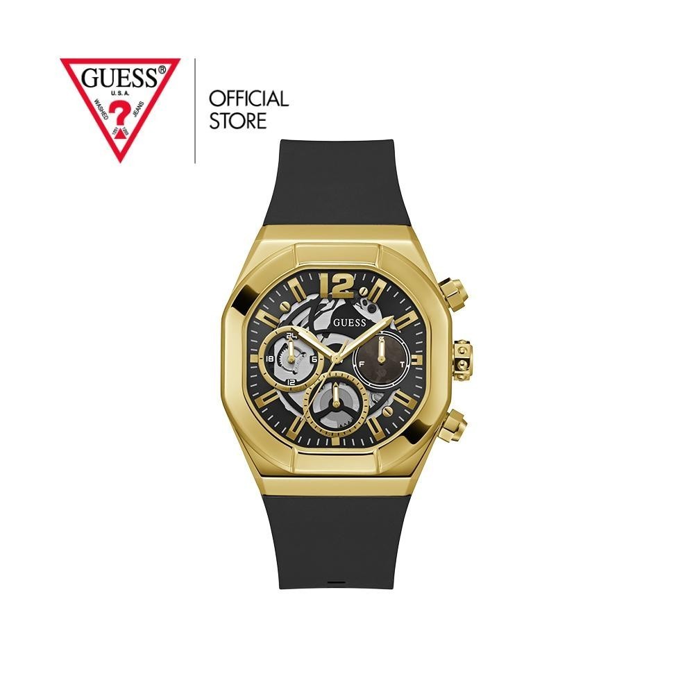 GUESS นาฬิกาข้อมือ รุ่น CLUTCH GW0638G1 สีดำ