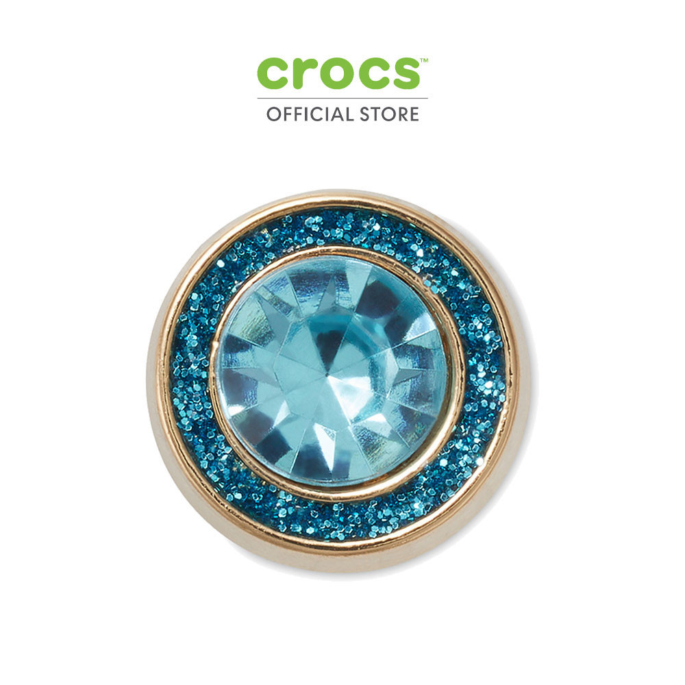 CROCS ตัวติดรองเท้า JIBBITZ™ CIRCLE BLUE GEM รุ่น 10014289