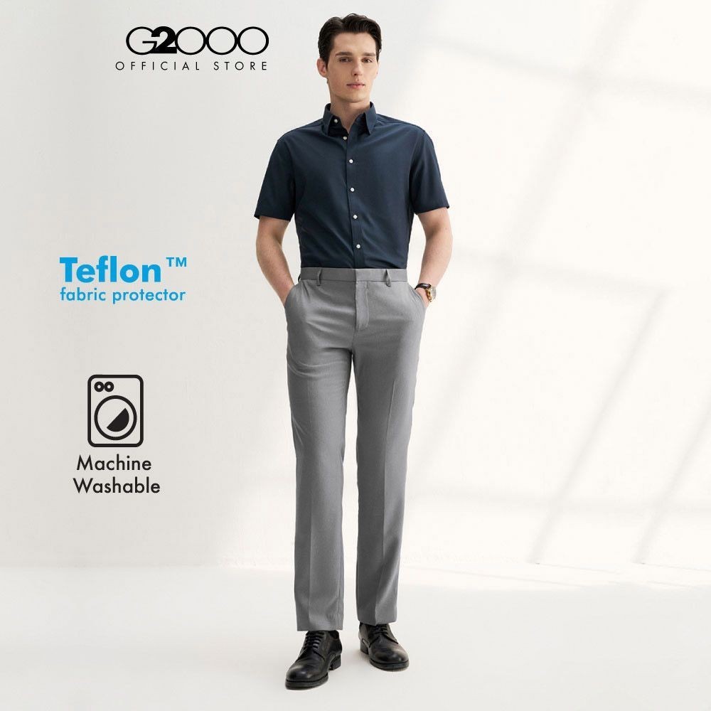 G2000 กางเกงสูทสำหรับผู้ชาย ทรง Smart Fit รุ่น 4115201290 GREY