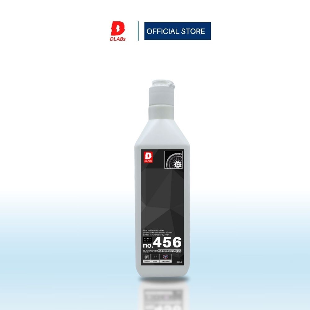 ฟ็อกกี้ 456 น้ำยาเคลือบยาง และทายางดำ ออยด์แท้ 100% สูตรโซเว้นC  พร้อมใช้งาน [BLACK COVER BY DLABs]