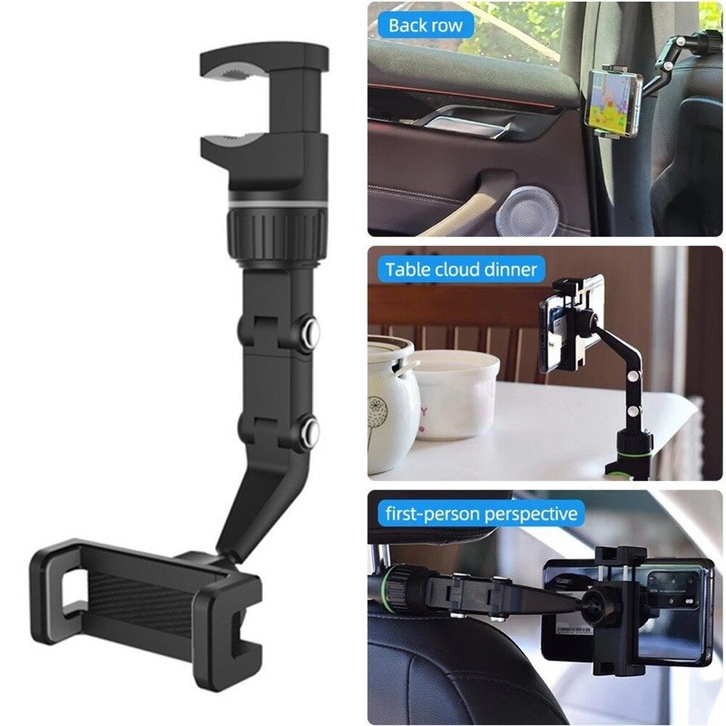ที่วางโทรศัพท์แบบปรับได้ที่วางกระจกมองหลังรถยนต์สําหรับ PK Thai Duong Navigation Bracket