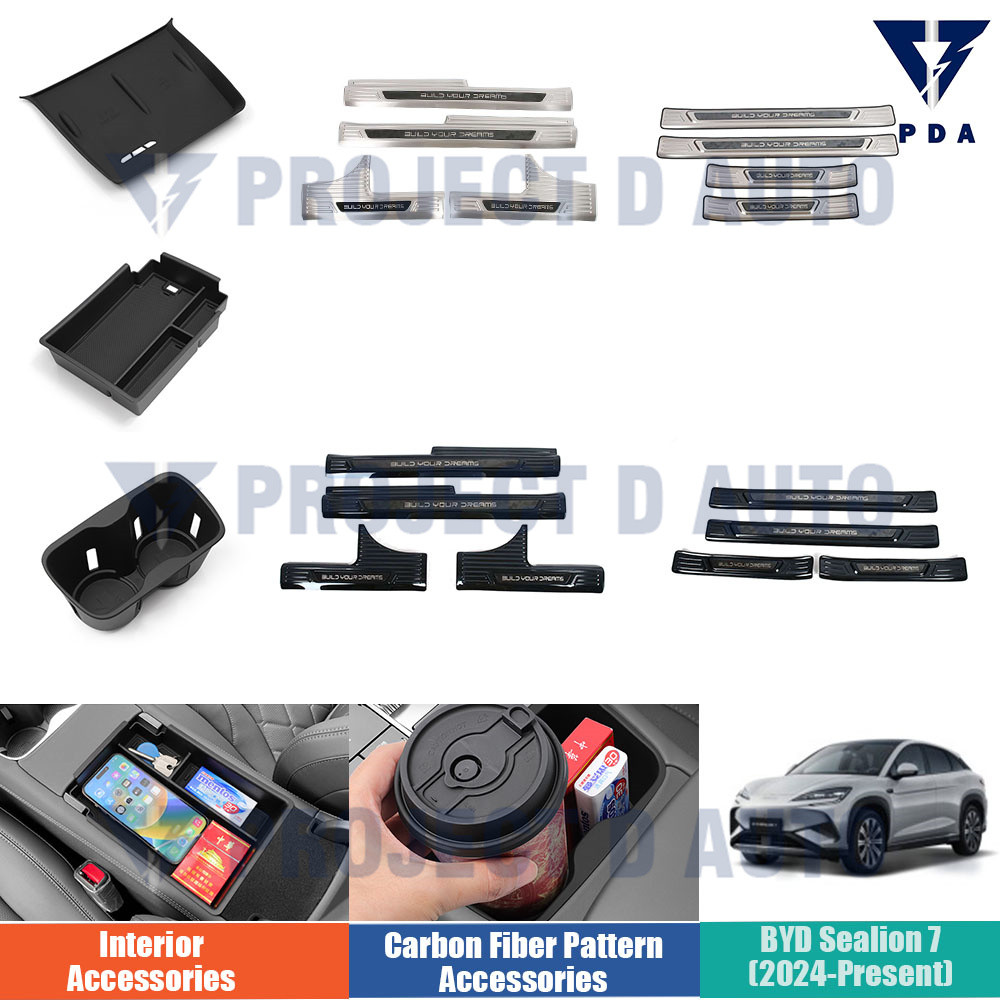 Byd Sealion 7 EV (2024-ปัจจุบัน) กล่องเก็บของคอนโซล กล่องเก็บของที่วางแขน