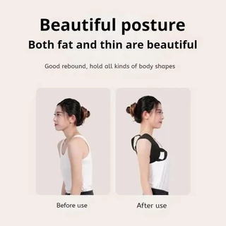 Janelaxe932 ท่าทาง Corrector เข็มขัด,ไหล่กลับเปิดไหล่ผู้ใหญ่ Corrective เข็มขัด, ป้องกันแบบพกพาหลังค่อมปรับ Anti-camel กลับคอรั้งกีฬาด้านบน