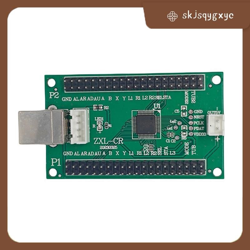 skjsqygxycZXL- สําหรับ PC Usb Board พร้อมปุ่ม Stick สาย Arcade ตัวควบคุมเกม Zero Delay Encoder จอยสติ๊กควบคุม Encoder