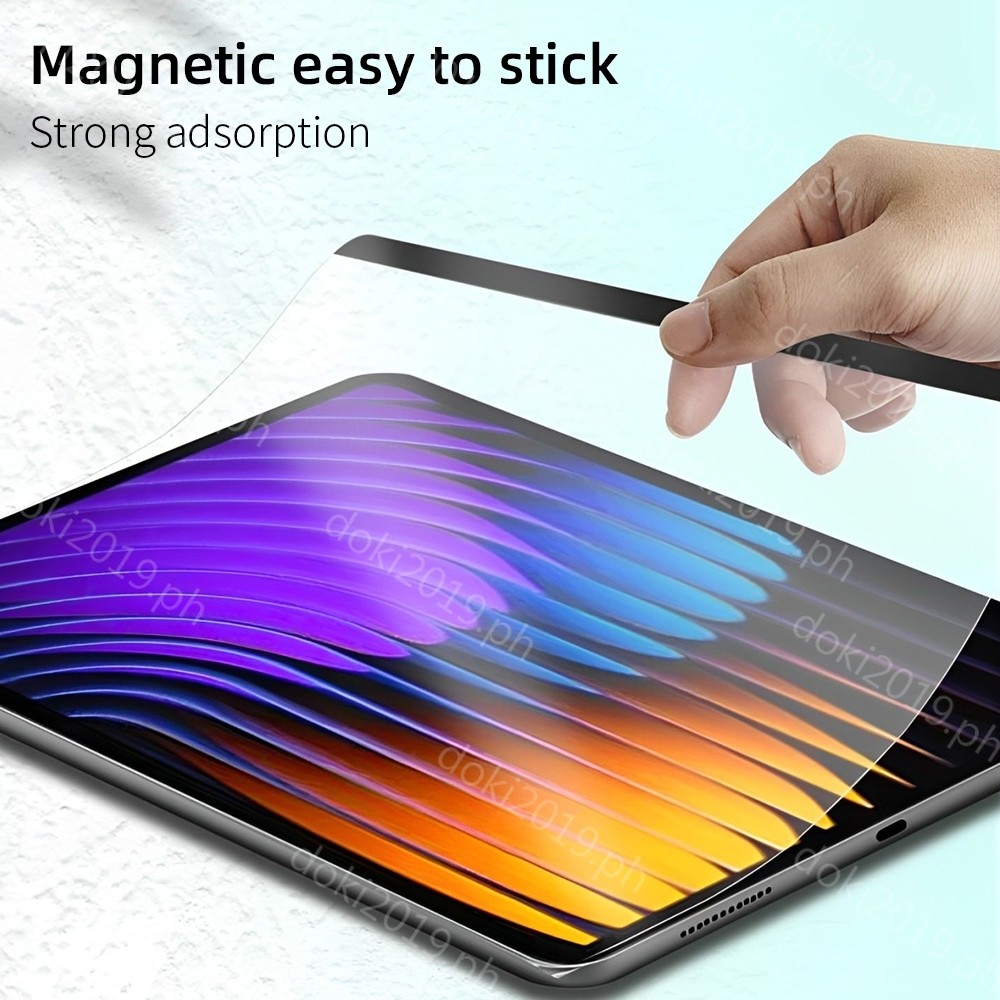 ฟิล์มกระดาษแม่เหล็กถอดได้ สําหรับ Xiaomi Mi 7 11.2, Mi 6/6 Pro, Mi 6S Pro 12.4, Redmi Pad Pro 12.1, Redmi Pad 5G SE 11in 8.7, Redmi Pad 10.6in