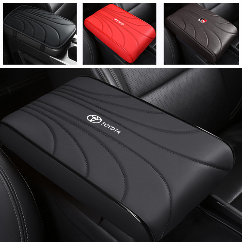 Toyota เบาะรองนั่งในรถยนต์เมมโมรี่โฟมกล่องเบาะนั่งกลางรถ กล่องราวจับยามเหมาะสำหรับ Toyota Prius Fortuner Corolla Cross CHR Camry Wish Vios Veloz Estima Sienta Yaris Ativ Altis Hilux Revo bZ4X Hiace