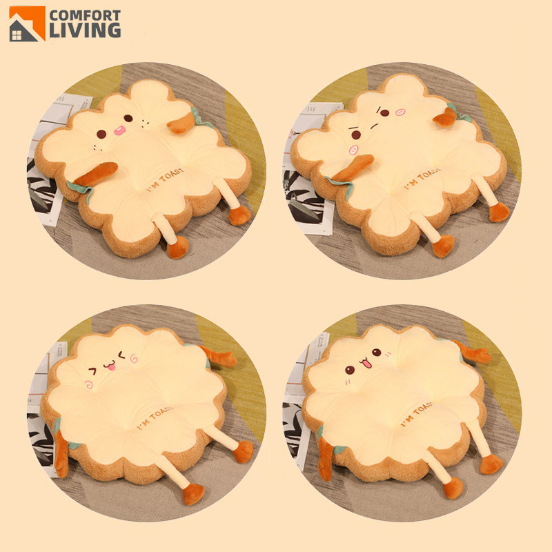 หมอนรองนั่ง เบาะและพนักพิง Capybara  เบาะรองนั่งเก้าอี้ เบาะรองนั่ง  หมอนรองหลัง นุ่มมาก