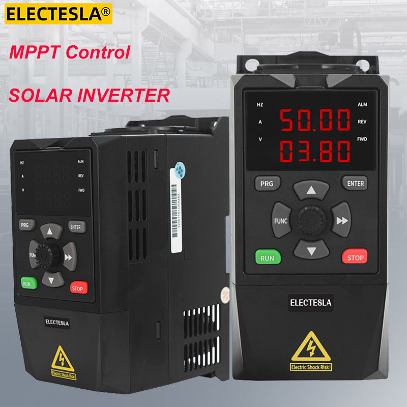 4kw 5.5kw พลังงานแสงอาทิตย์ปั๊ม Vfd อินเวอร์เตอร์ปั๊มน้ําไดรฟ์ Controller 220V 380V ความถี่อินเวอร์เตอร์พลังงานแสงอาทิตย์