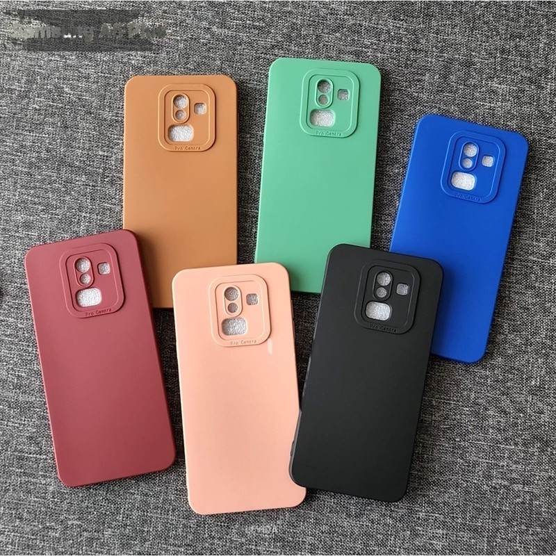 SAMSUNG A6+ Plus SAMSUNG A7 2018 SAMSUNG A8+ Plus SAMSUNG A10 CASE PRO CAMERA FULL Color RUBBER MATE