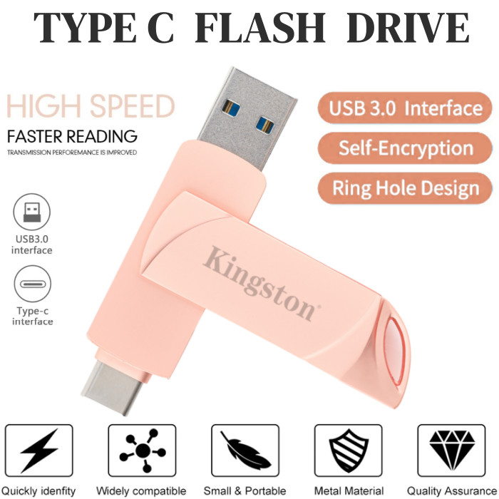 Datatraveler Otg Pendrive 1TB TypeC แฟลชไดรฟ์ 512GB แฟลชไดรฟ์ Usb สําหรับโทรศัพท์ Usb Thumbdrive