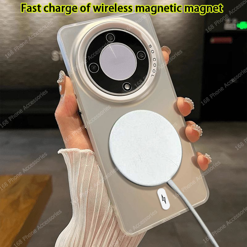 เคส Honor X9C X9D X9B X9A 5G เคส Honor X9C Smart เคสโทรศัพท์กันกระแทกแม่เหล็กไร้สายชาร์จนุ่มเคลือบซิลิโคนขอบแข็งแผ่นหลังกระเป๋าลมนิรภัยสีสันสดใส - รูปที่ 2