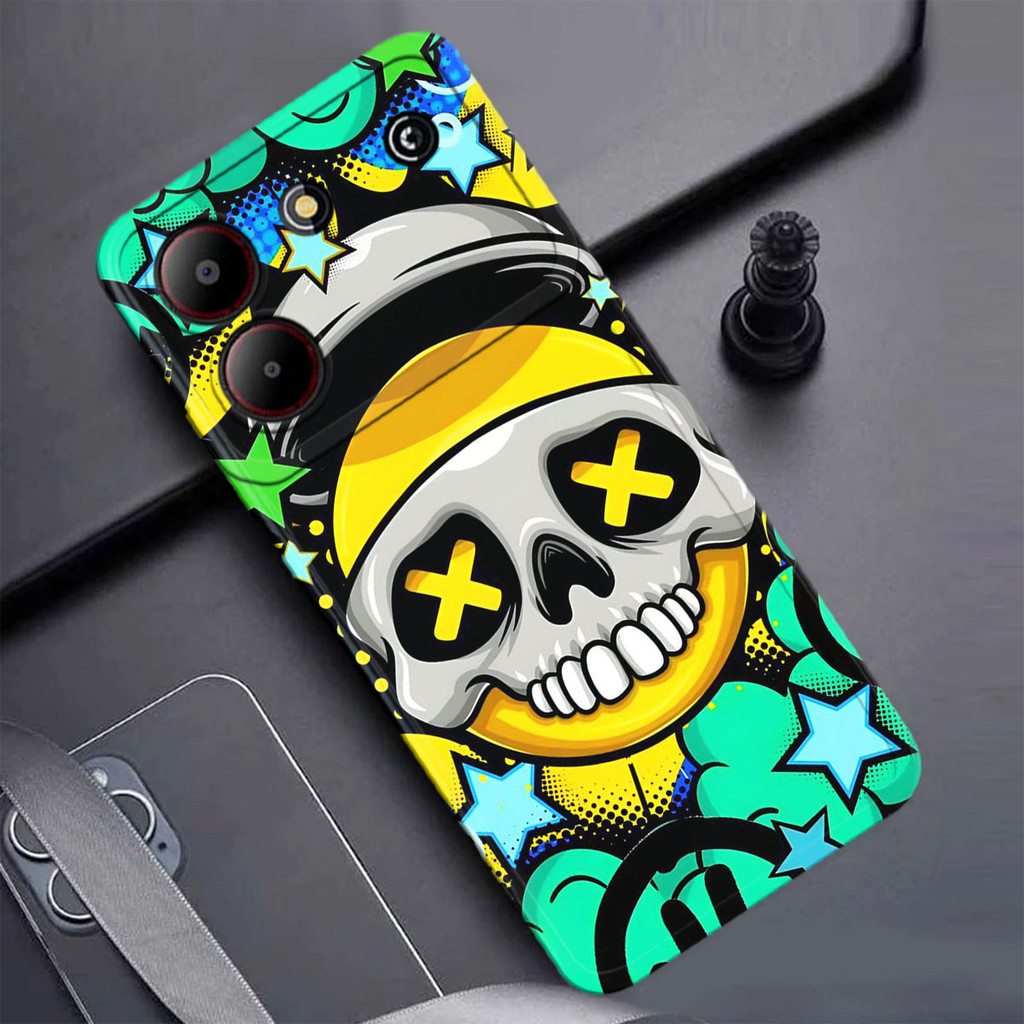 HP ZTE BLADE A54 Softcase - วัสดุยางยืดหยุ่น - Cool Motif - ซิลิโคนยืดหยุ่น - เคส ZTE BLADE A54 - เค