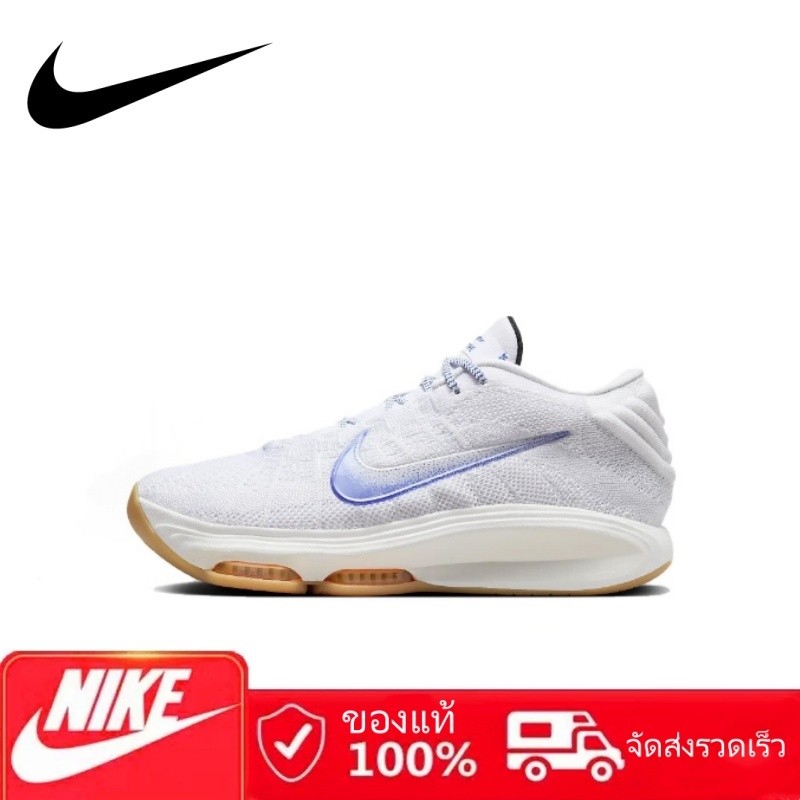 (100% Authentic)Nike GT Hustle 3(HJ9083-100/FV5953-601/FV5953-100)ระบายอากาศกันลื่นรองเท้าบาสเก็ตบอล