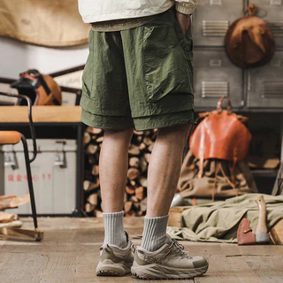 ERSHENSHI กันน้ํากลางแจ้ง Quick-Drying Workwear กางเกงขาสั้นผู้ชายฤดูร้อนอินเทรนด์