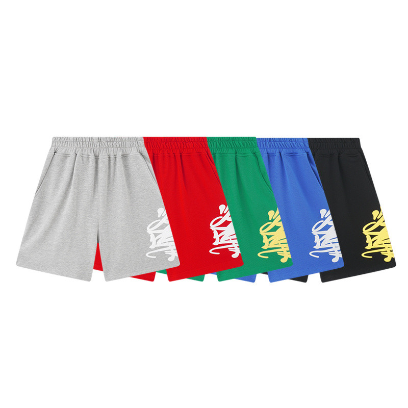 กางเกงขาสั้นผ้าฝ้าย Unisex ลายพิมthouse painting สไตล์สำหรับวันหยุดหรือลำลอง