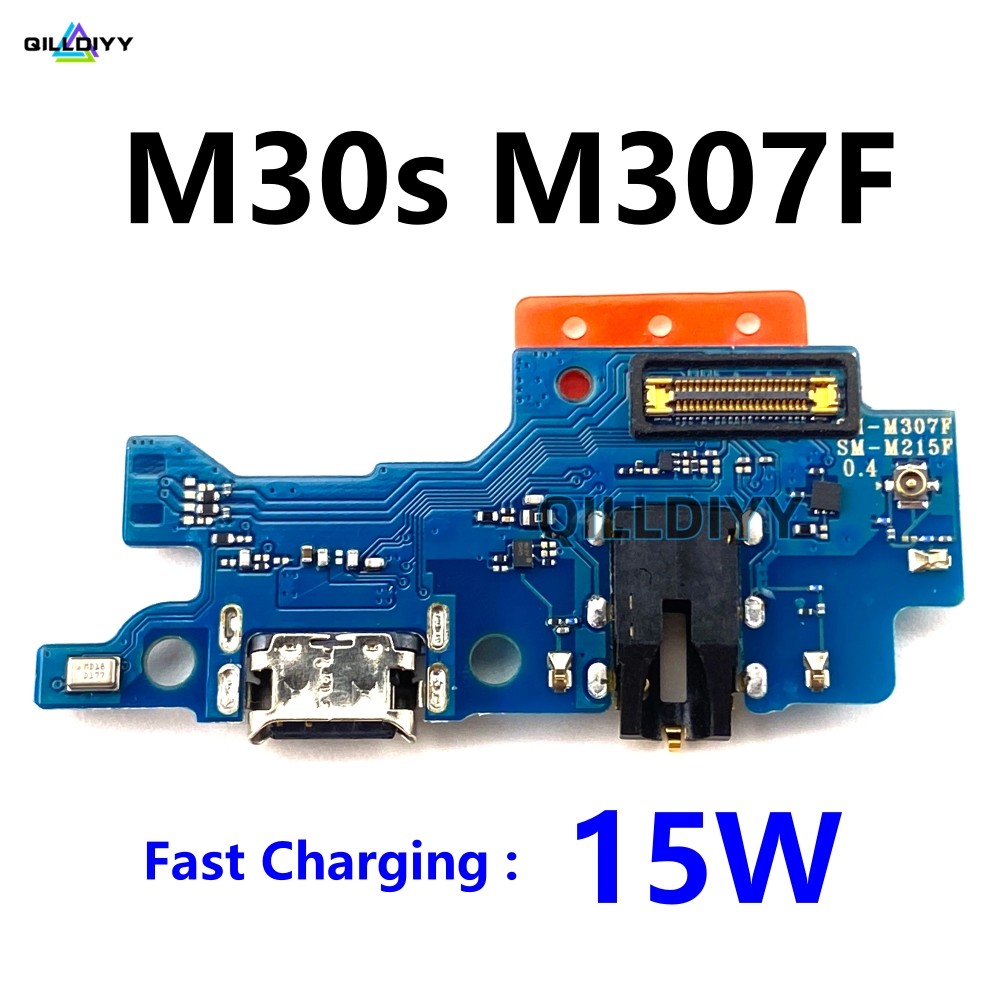 1pcs USB Dock Connector ชาร์จประเภท C พอร์ต Flex สําหรับ Samsung Galaxy M30s M307F Charger Board ปลั