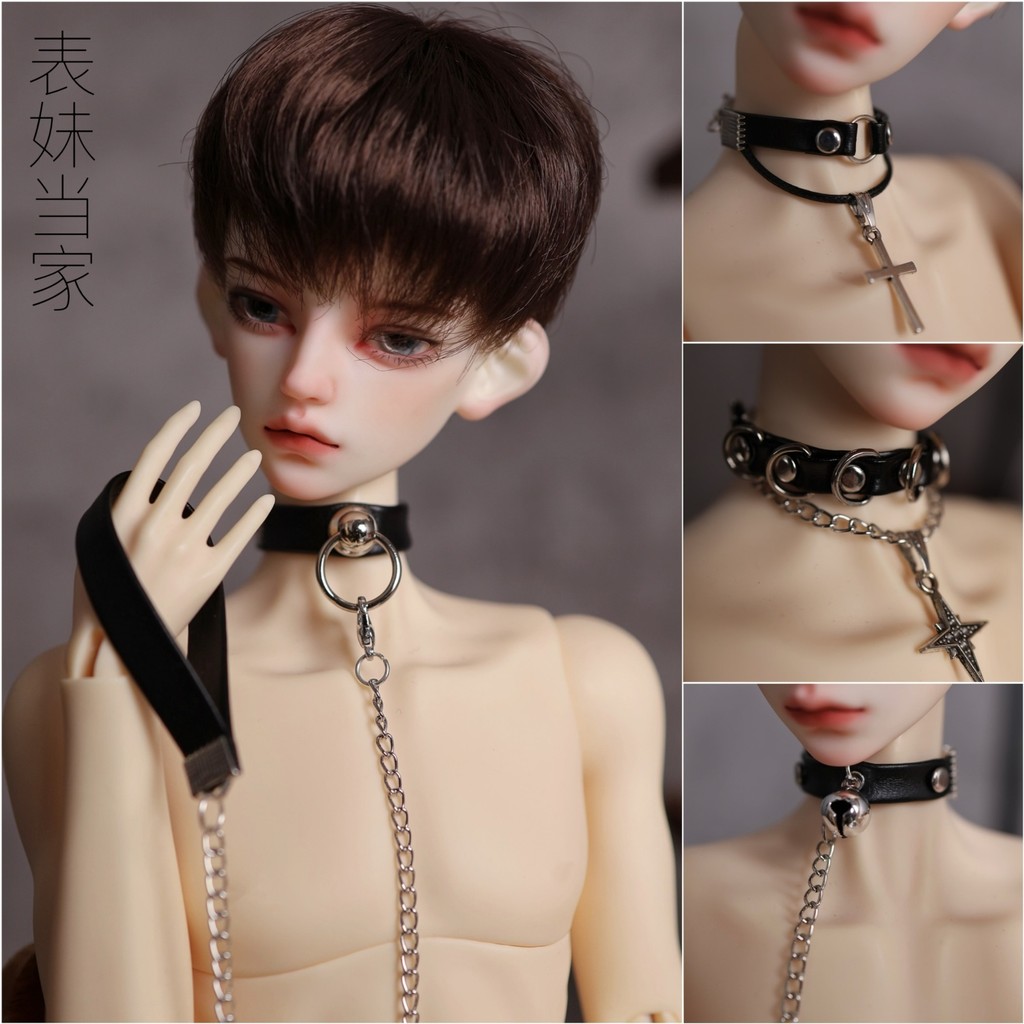 [สร้อยคอปลอกคอ BJD ทําด้วยมือ] 1/3 1/4 70 75 ลุง bjd อุปกรณ์เสริมเชือกลากเด็ก