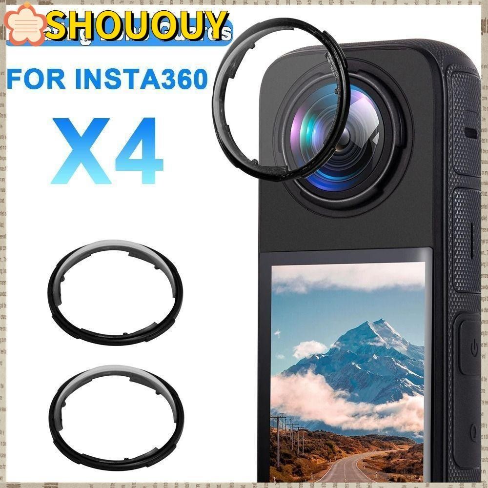 Shouyouy เลนส ์ Protector Cap, Anti-Scratch Panoramic เลนส ์ Guard, ฝาครอบหมุนอุปกรณ ์ เสริมป ้ องกันเลนส ์ Guards สําหรับ Insta360 X4