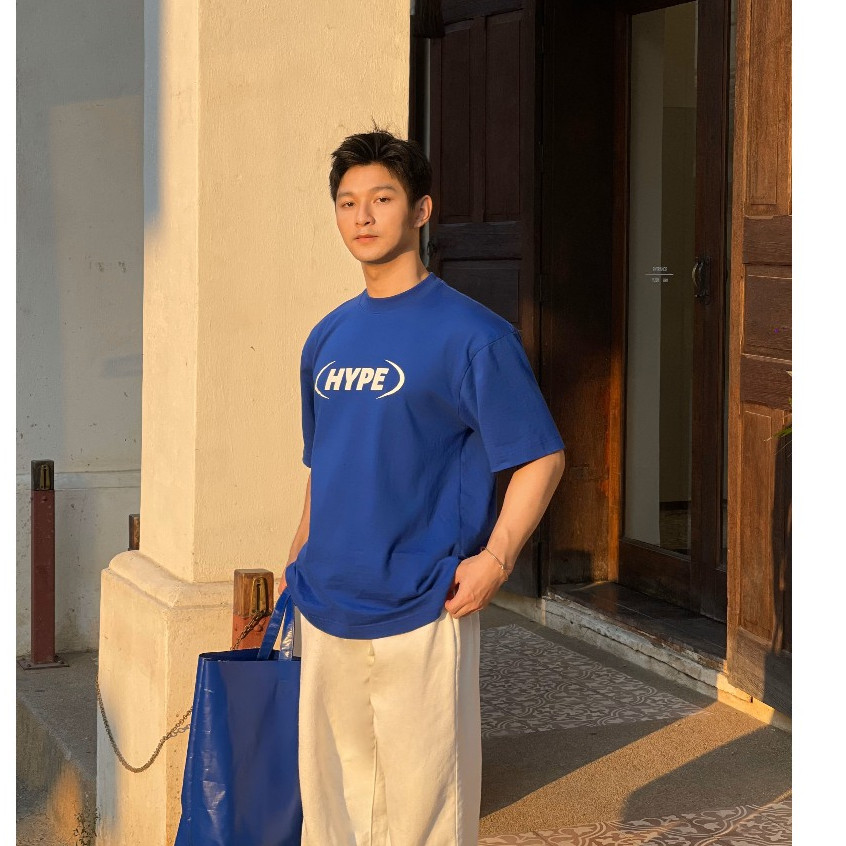 Hype It - Maxi Hype Logo Collection T-shirts เสื้อยืดแขนสั้นทรง Oversized แบรนด์ Hype It  (คอไม่กว้า