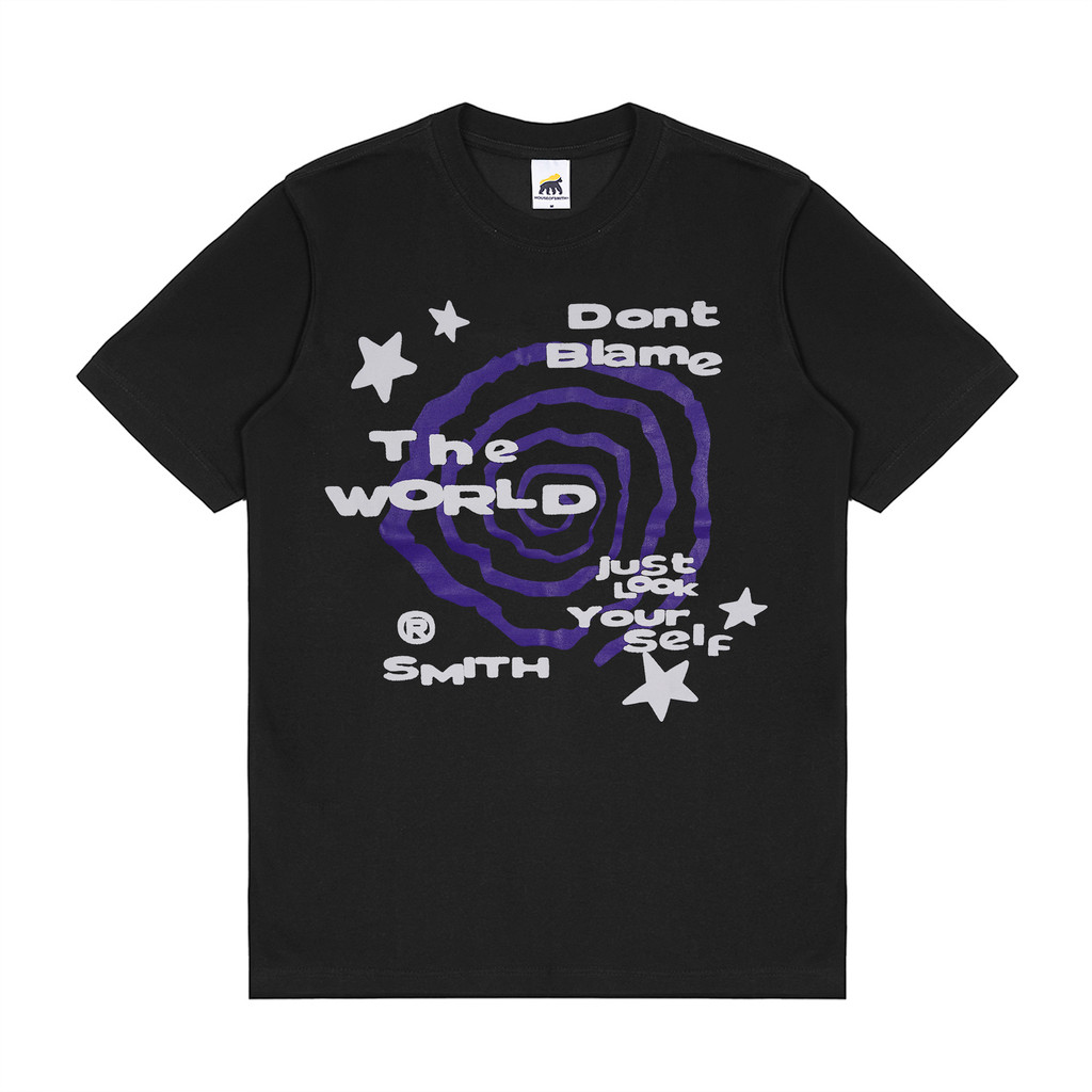 เสื้อยืดแขนสั้นผู้ชาย House of Smith - เสื้อยืดสีดํา Dont Blame - เสื้อยืด