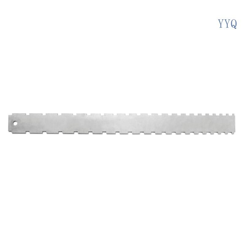 Guitar Neck Notched Straight Edge Luthiers Tool for Most Electric Guitars Frets