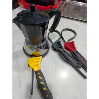 ประแจเปิด-ปิด ที่หมุนหม้อ moka pot ใช้ได้ทุกยี่ห้อ หมุนออกยาก หมุนไม่แน่น หม้อร้อนก็เปิดได้ ของพร้อมส่งในไทย