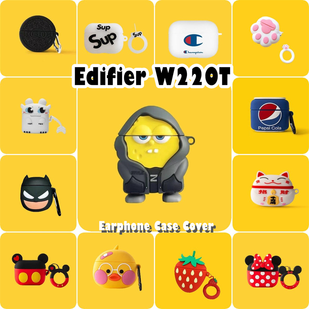 【Case Home】นําไปใช้กับ Edifier W220T เคส Case เคสหูฟัง ซีรีส์การ์ตูนอินเทรนด์ ซิลิโคนนุ่ม เคส เคสหูฟ