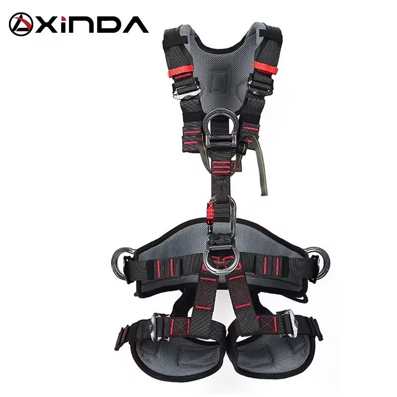 เข็มขัดเซฟตี้แบบเต็มตัว มืออาชีพ Full Body Harness ยี่ห้อ : XINDA สายรัดนิรภัยแบบเต็มตัว,ได้รับการรั