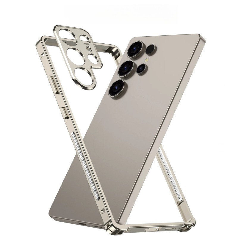 HOCE โลหะผสมกรอบอลูมิเนียมเคสโทรศัพท์สําหรับ Samsung Galaxy S26 S25 S24 S23 Ultra S26 Plus กันชนโลหะฝาครอบกระจายความร้อน