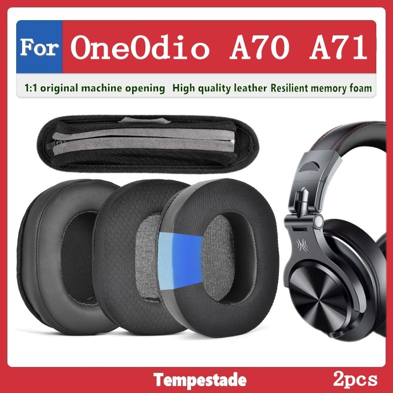สําหรับ OneOdio A70 A71 แผ่นรองหูฟัง Earmuff Earmuff หูฟังเปลี่ยนแผ่นรองหูฟัง